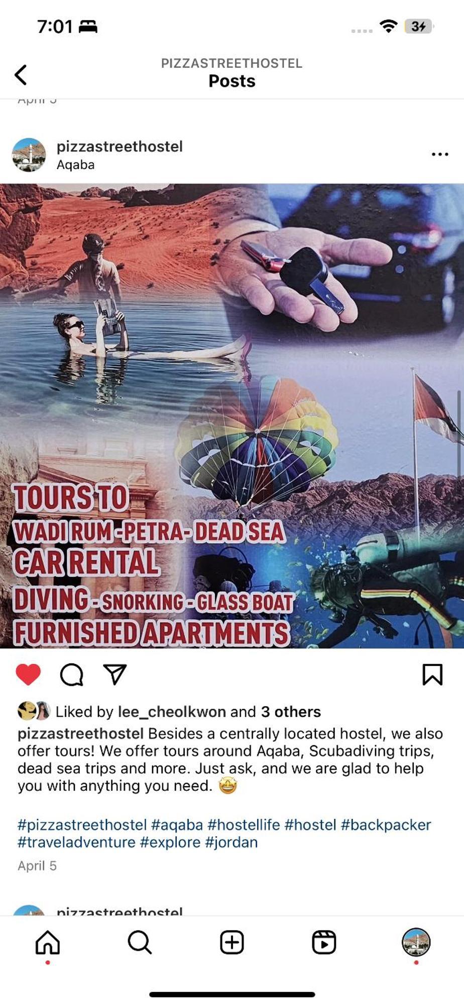 Pizza Street Hostel Aqaba Eksteriør billede